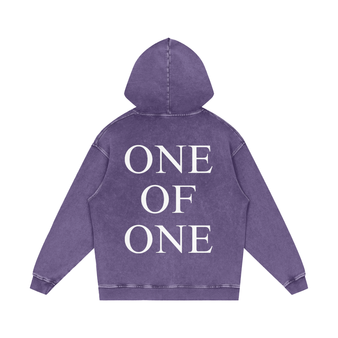 Snow Washed Loose Cotton Hoodie