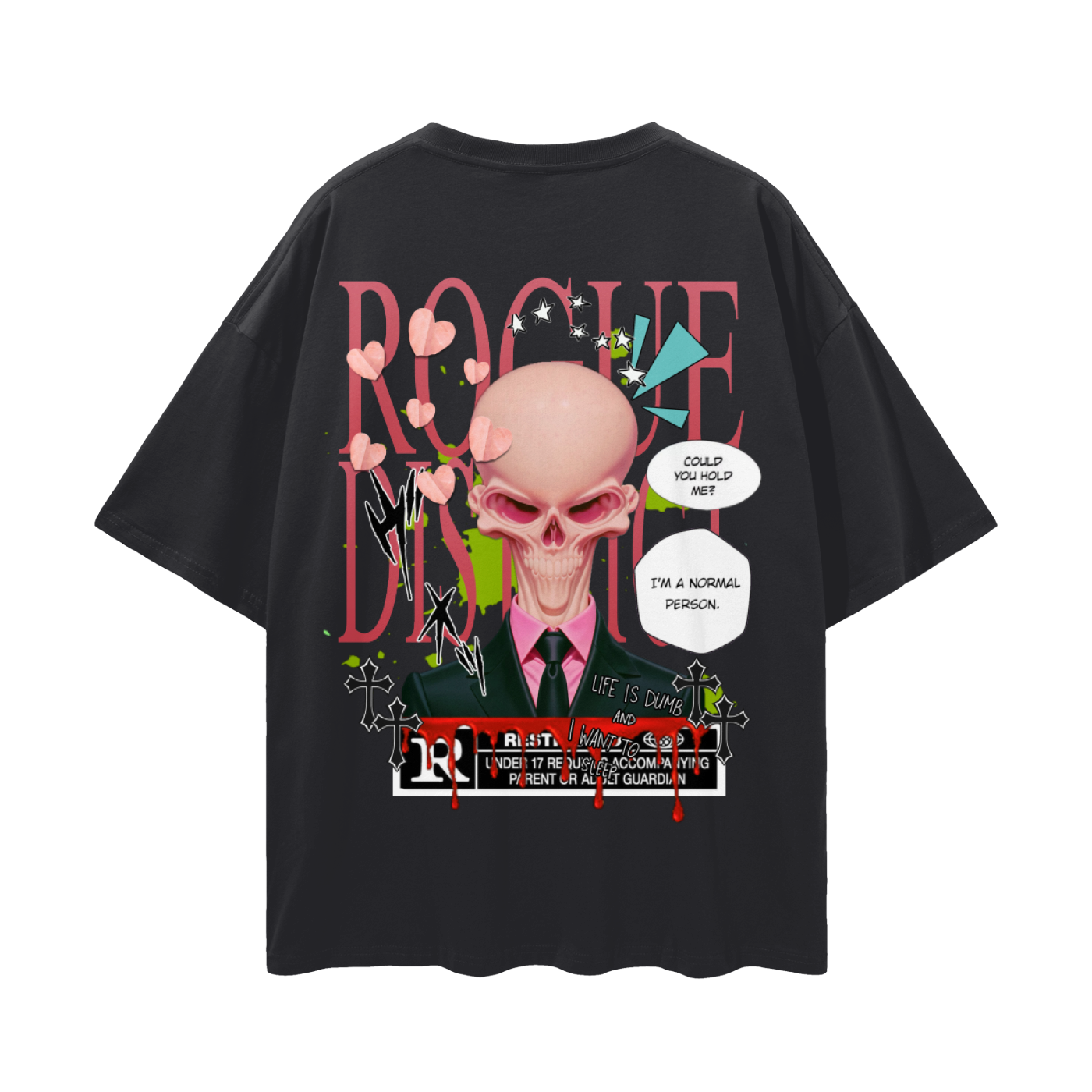 Streetwear Loose Drop Shoulder T-Shirt