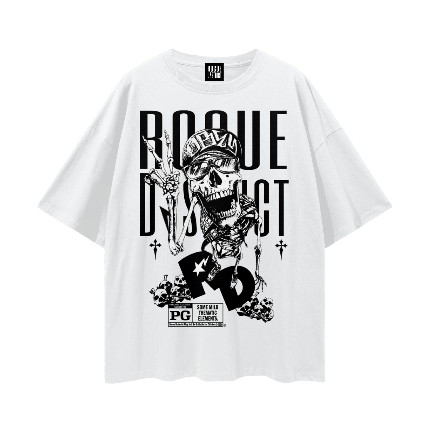 Streetwear Loose Drop Shoulder T-Shirt