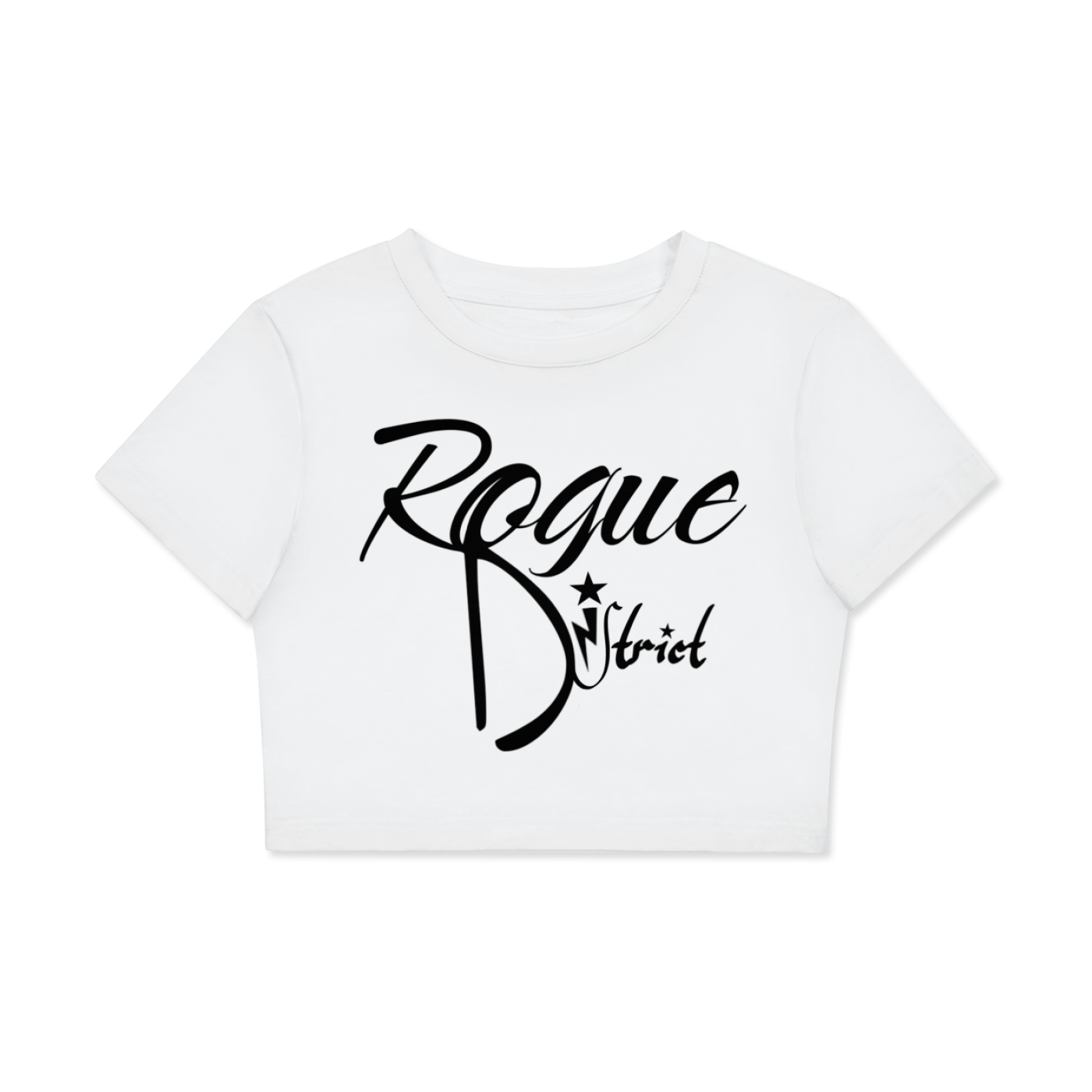Women's Fitted Crop Tee | Bodycon T-Shirt