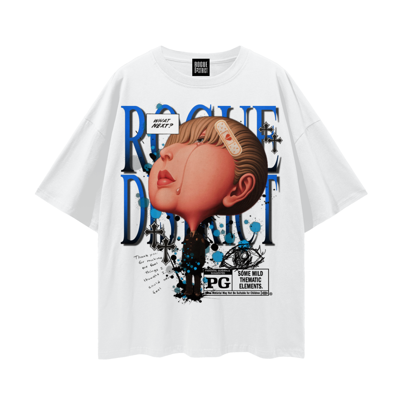Streetwear Loose Drop Shoulder T-Shirt