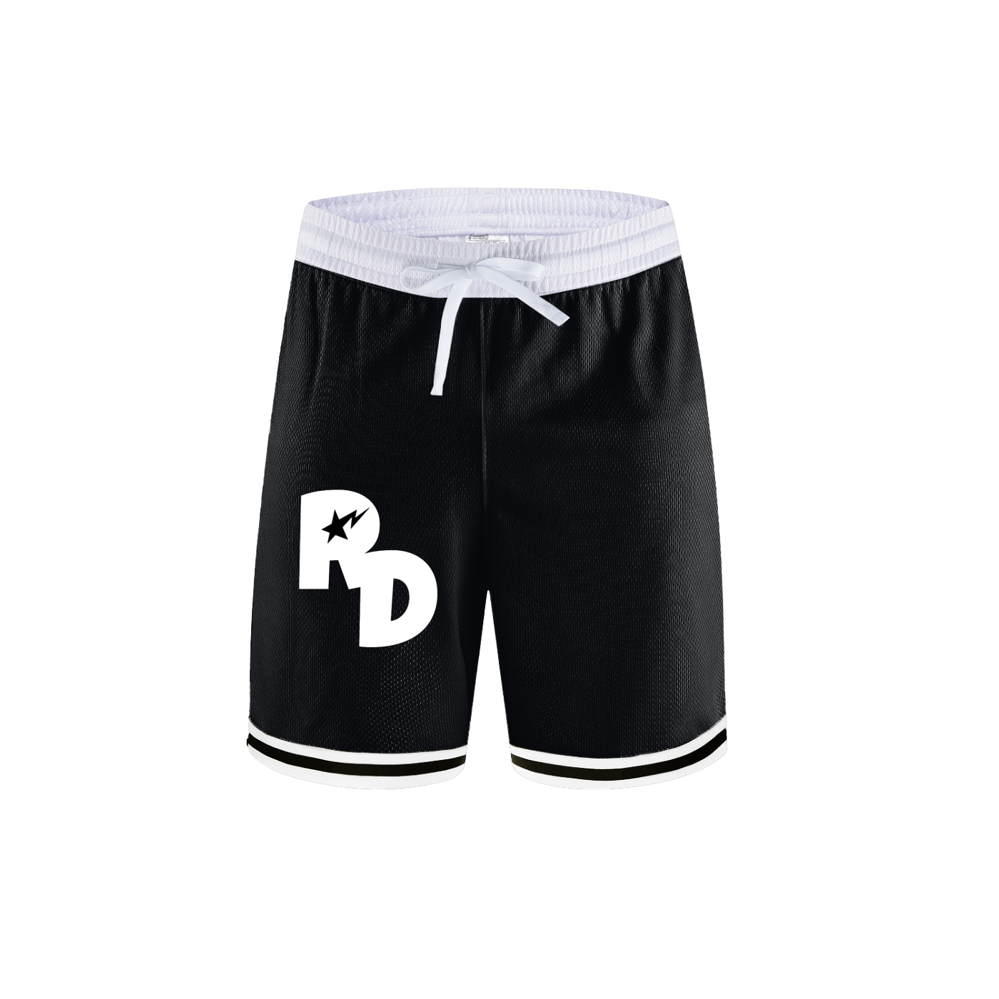 Classic Stripe Trim Basketball Shorts