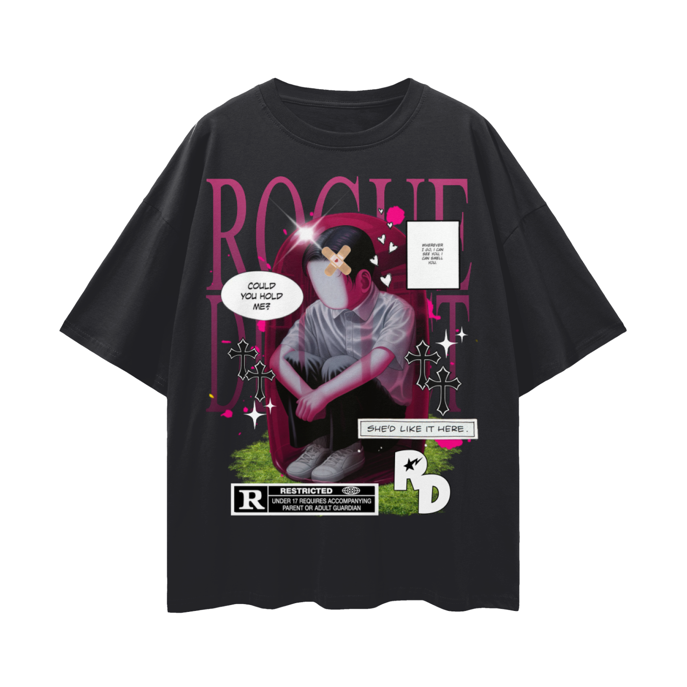 Streetwear Loose Drop Shoulder T-Shirt