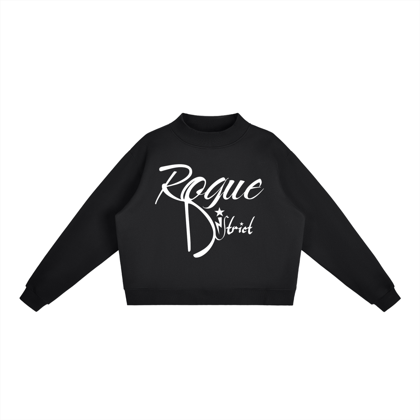 Essential Fleece Mid-Neck Crew Sweatshirt