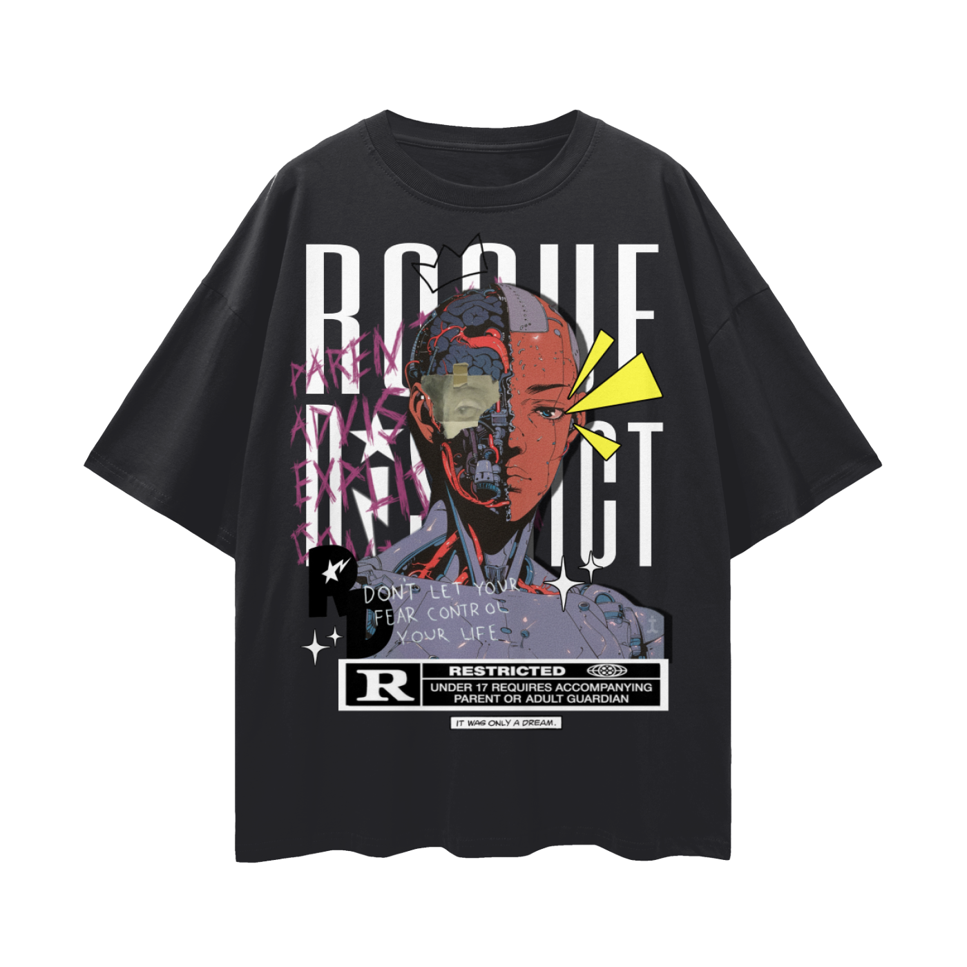Streetwear Loose Drop Shoulder T-Shirt