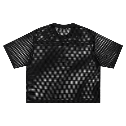 See-through Boxy Net T-shirt