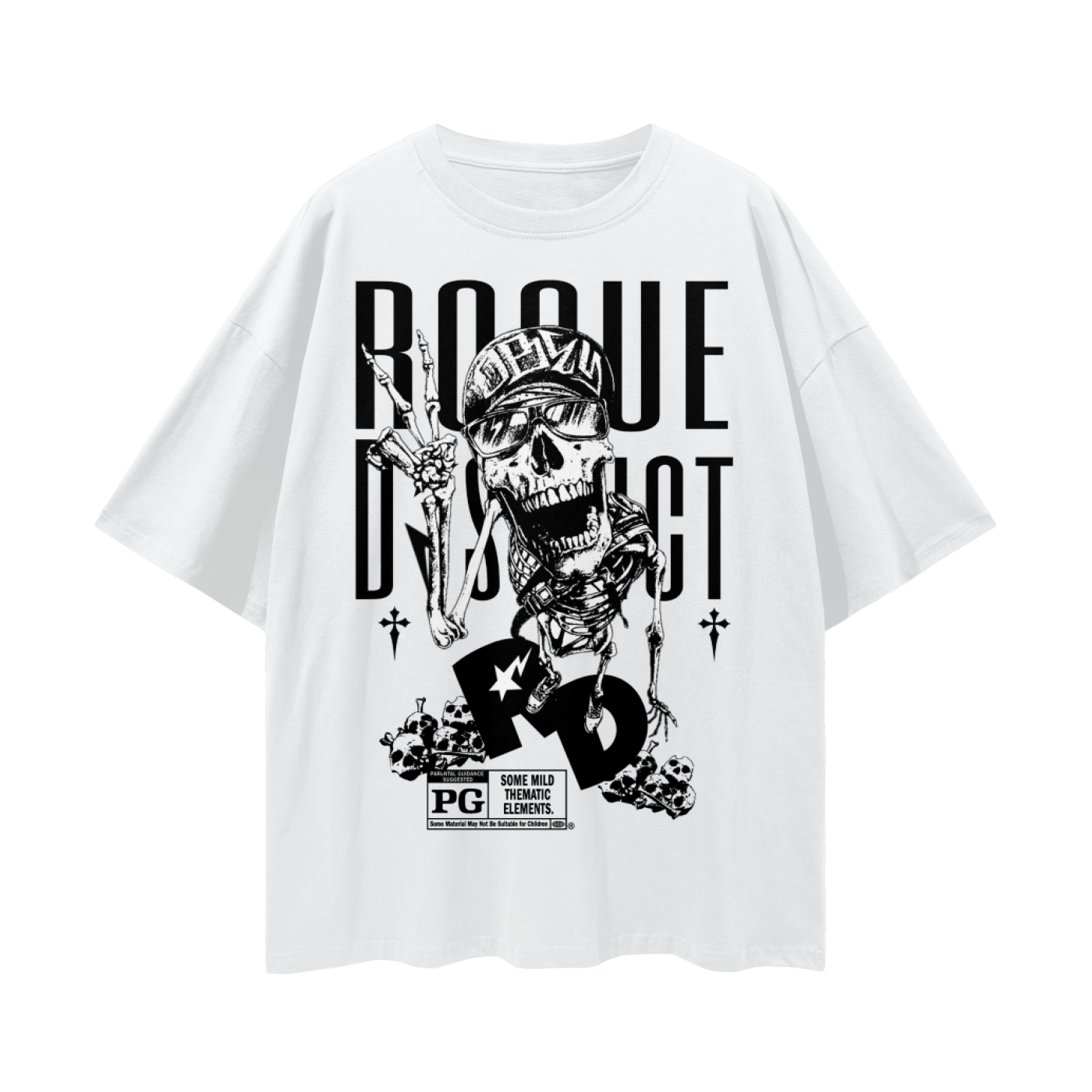 Streetwear Loose Drop Shoulder T-Shirt