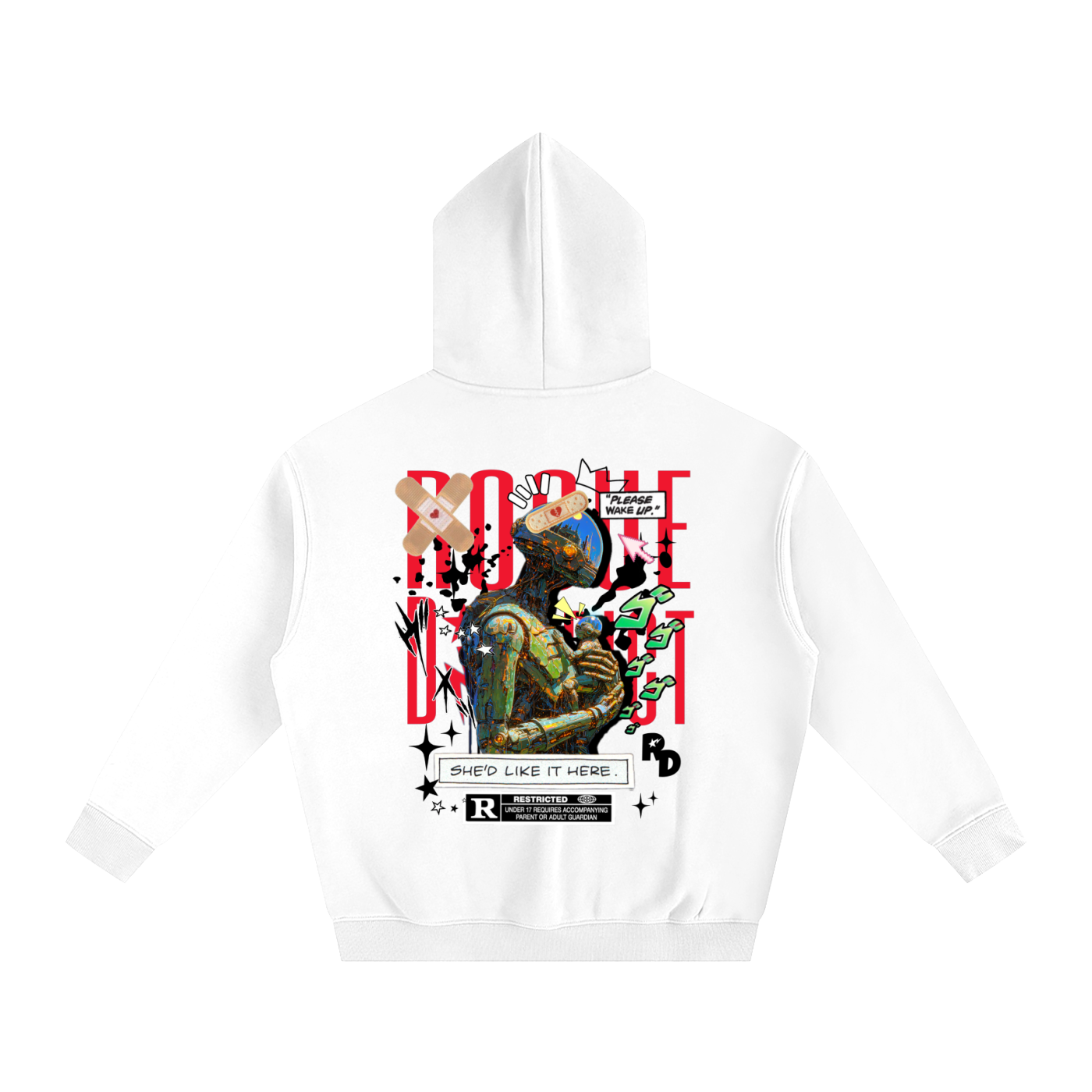 Oversize Fleeced Hoodie