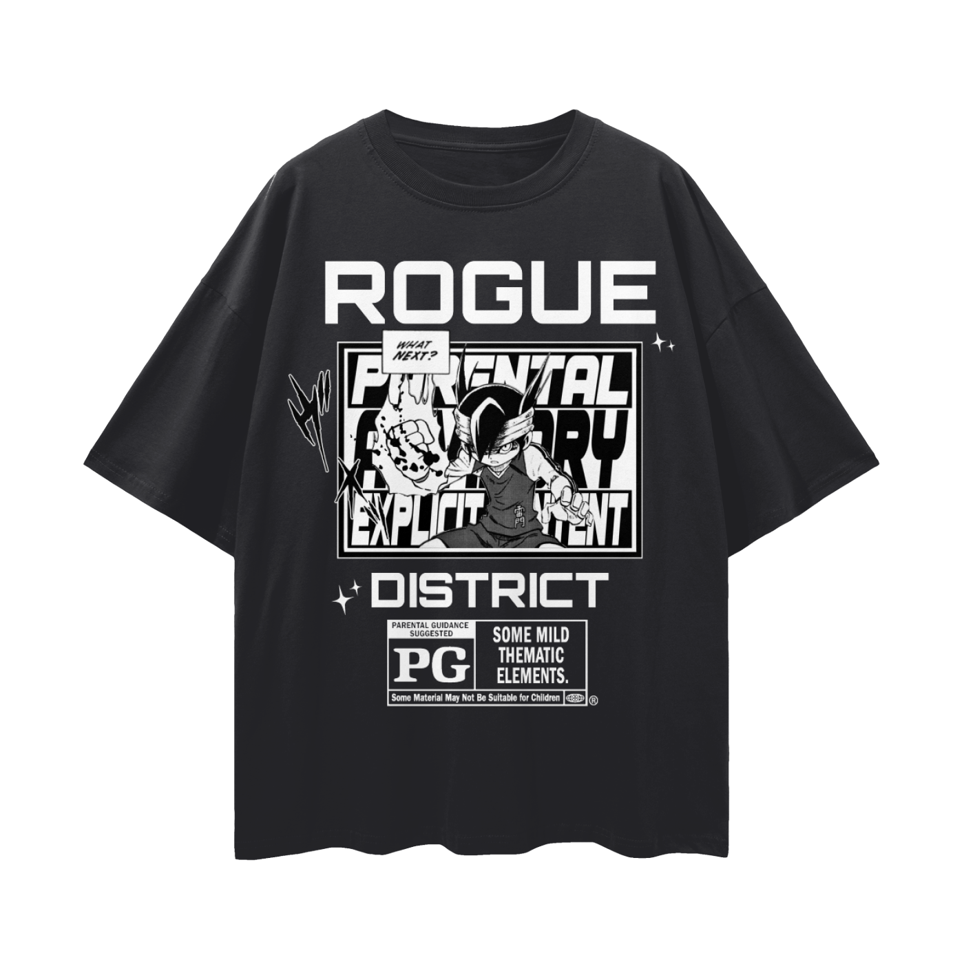 Streetwear Loose Drop Shoulder T-Shirt